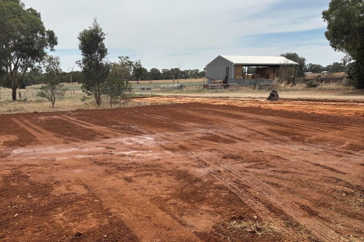 Bulk earthworks pad, Junee